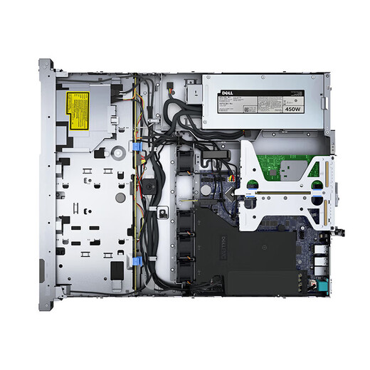 Dell (DELL) R450 4310*2 pieces丨64G丨2 pieces Hynix SE5110 480G 2.5-inch SATA solid state RAID1+ 5 pieces 2.4TB 10K SAS hot-swap RAID5丨PERC H755丨red