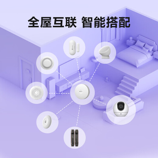 EZVIZ C6c series surveillance camera indoor smart PTZ wireless home EZVIZ official baby monitor monitoring mobile phone remote AI humanoid detection wireless camera C6c 4 million starlight night vision enhanced version 64G video dedicated card order to upgrade to 128G