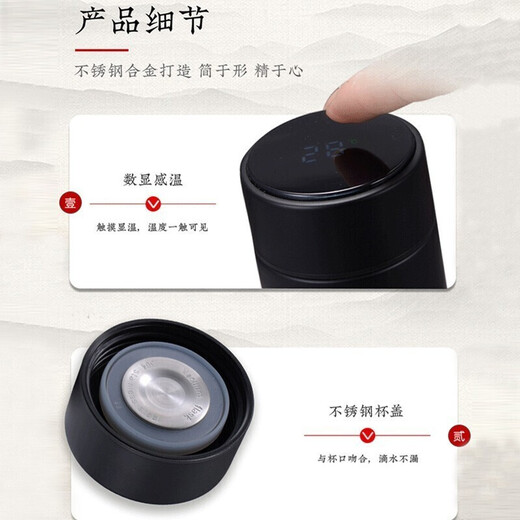 学习强国红色党员政治生日纪念品定制笔记本子商务礼品刻字可印logo校庆春节年会伴手礼盒 红-FK笔记本+签字笔+古铜U盘