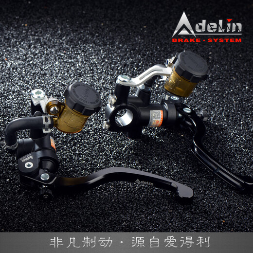 Aideli direct push pump PX1 car modified N1S/NQI/U+B/Cheliwu AK brake pump gold left 17.5(