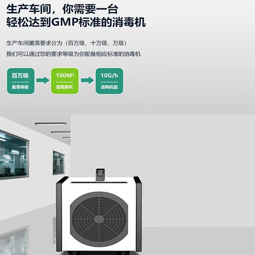 Feili Ozone Generator Food Factory Workshop Animal Husbandry Air Sterilization Deodorization Machine B805N 5g Ozone 100