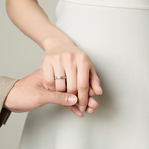 I DO&CO.Destiny couple ring sterling silver ring 925 silver ring women's tail ring ring couple wedding ring Destiny couple ring 925 silver