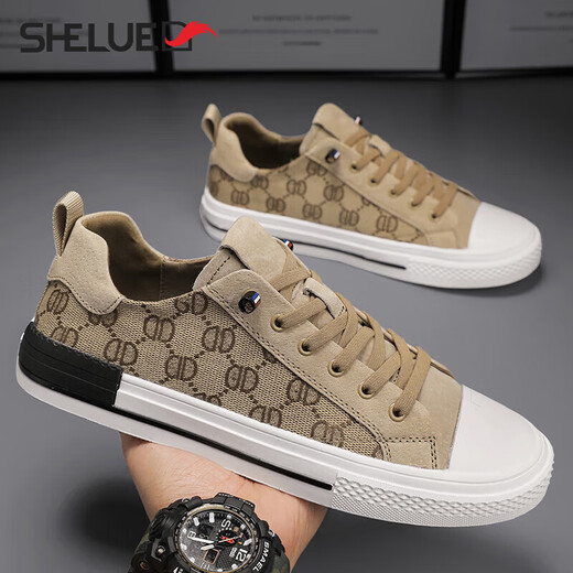 Luxus (Shelue) Marke Leinwandschuhe Herrenschuhe 2025 Frühling neu