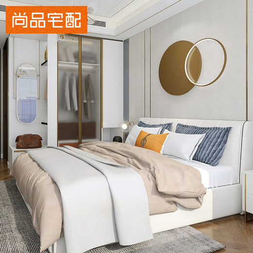Shangpin Home Delivery Customized Wardrobe Household Whole House Customized Bedroom Simple Storage Simple Modern Sliding Door Wardrobe Customized Privileged Deposit