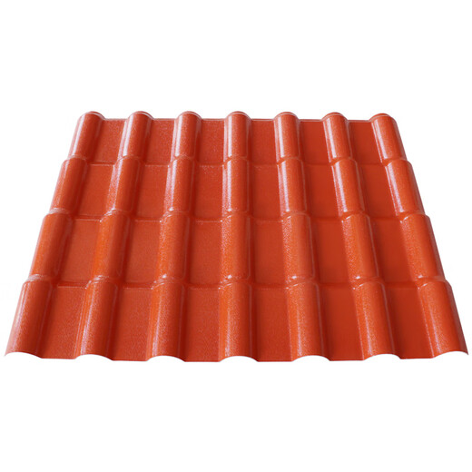 
Jiujiu Jinfoshan manufacturer thickened ASA synthetic resin tiles, villa building plastic roof tiles, Chinese-style antique tiles, Guangzhou Red [width 1050mm][Length to find customer service to customize]