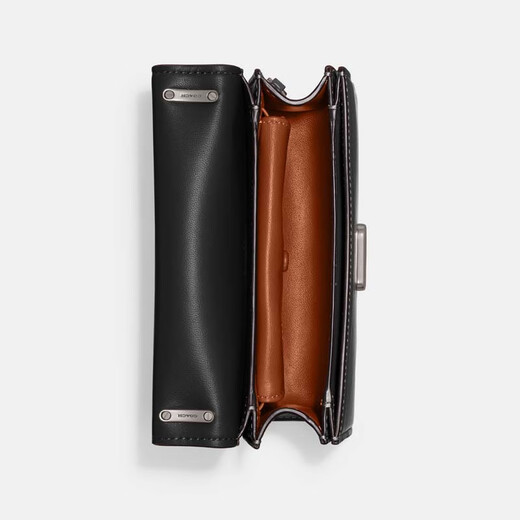 蔻驰COACH 蔻驰 BANDIT 女士斜挎包 CD724 LHBLK 黑色 18cm 长 x 11cm 高 x 6.5cm 宽