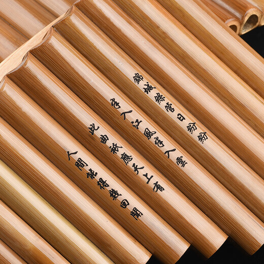 排箫初学22管C调演奏儿童学生15管零基础入门G苦竹排萧定制款 15管排箫C调(皮包)