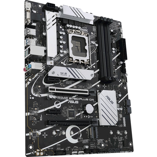 ASUS (ASUS) 12 / 13th Generation / 14th Generation CPU Motherboard I3 14100F 13100F 12100F Tablettes dispersées Board U Set B760 Plus DDR4 12e génération I3-12100F Réparbés [trois ans d'assurance magasin]