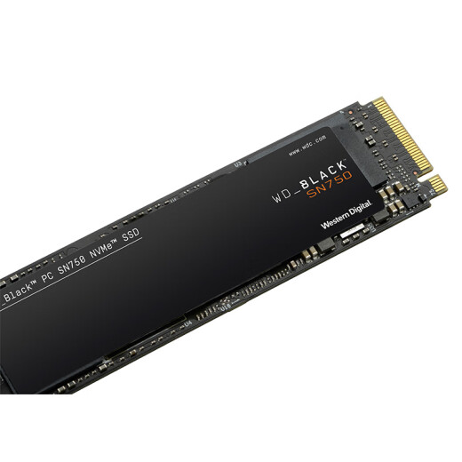 Western Digital 500GSSD solid state drive M.2 interface (NVMe protocol) WD_BLACKSN750 gaming high-performance version