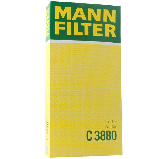 曼牌(MANNFILTER)滤清器 空气滤 空气滤芯 空气格 C3880 新夏朗科迪亚克GT1.4T
