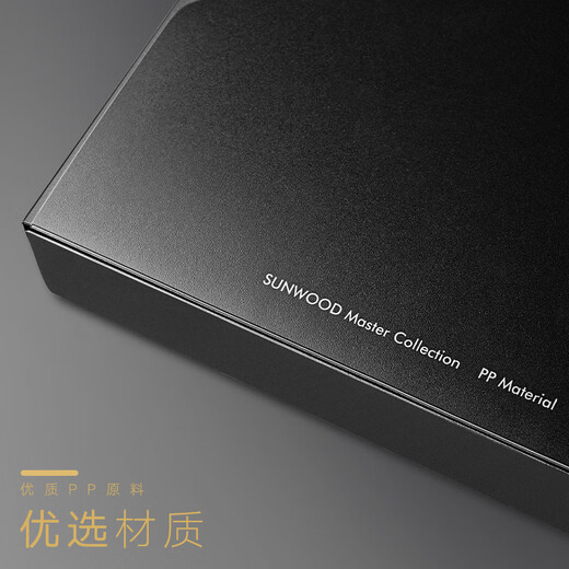 
Sanmu (SUNWOOD) Mingjiang Series A4/35mm Pull-out Storage Storage Simple File Box 1 Pack Black MC835