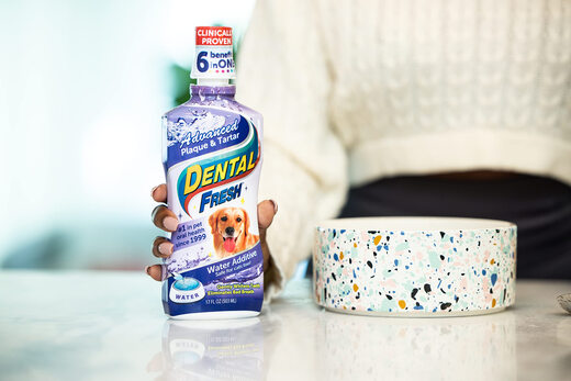 Dental Fresh Pet Mouthwash Oral Care Solution Water for Cats and Dogs to Remove Dental Plaque 237ml 8 Fl.Oz (Approx. 237 ml) * 1 Pack