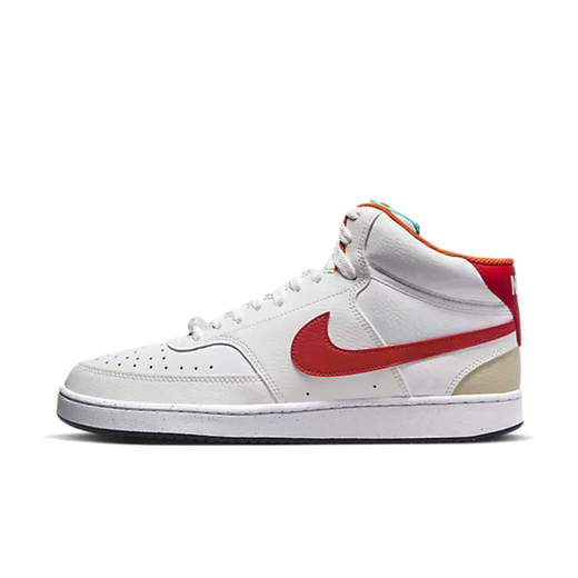 Nike (Nike) [Spot] Nike Court Mid Classic Retro Vielseitige Casual Trendy Shoes CD5466-101 FD9926-161 White und Red 40.5