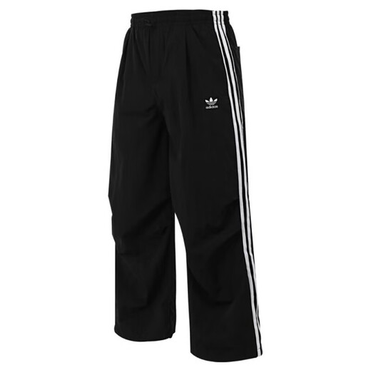 AdidasYY胜道体育2024秋男三叶草梭织潮流时尚舒适休闲运动长裤 JW9896 XL