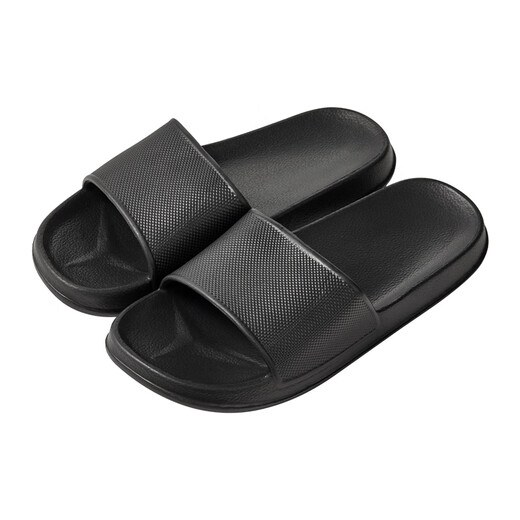 Made in Tokyo, Candy Slippers Men's Anti-slip Lightweight Couple's Deodorant Bathroom Slippers Black 42-43