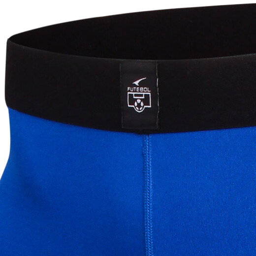 UCAN Rick's new men's tights, breathable elastic support base football tackle sports pants, game training, running, mid-waist short, Rick's Blue L