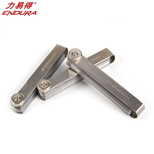 力易得（ENDURA）9件套不锈钢塞尺 0.04-0.30mm 货号E9731 可定制