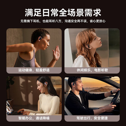 SR National Subsidy Voice of Berlin Bluetooth Headset Wireless Ear-Type Active Noise Reduction Sports Headphones Outdoor Cycling Ultra-Long Battery Life In-Ear Adaptation Sony Apple Green Top Edition Digital Noise Reduction