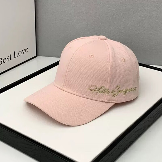 Eve's Color Hat Unisex Outdoor Sun Hat Baseball Cap Fishing Four Seasons Peaked Cap Letter Embroidery Korean Summer Hat Black L (58-60cm)