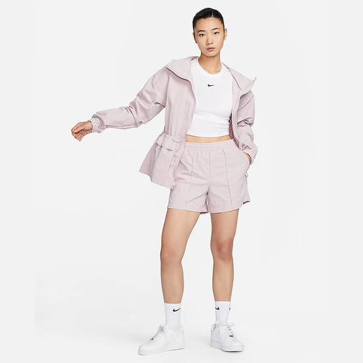 Nike (Nike) Joggingpants für Frauen in Sommermode lässig und vielseitig mittelkundig gewebte Shorts Fv6623-019 XL