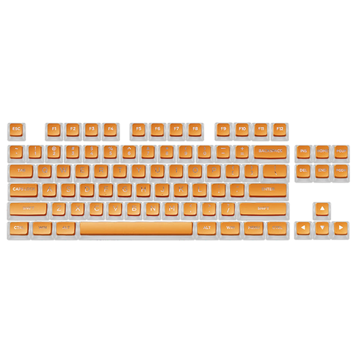 
Logitech K835 wired mechanical keyboard game e-sports keyboard 84 key computer office keyboard personalized pbt keycaps for boyfriend K835 ice orange keycap version single light blue axis