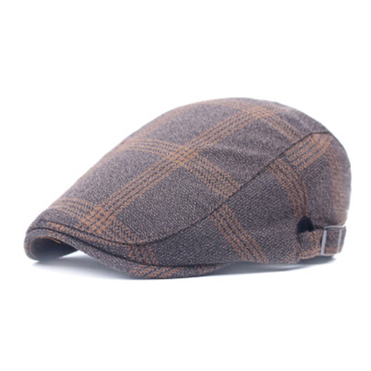Kingtrip Beret Men's British Cotton и льняная шляпа Tide Spring и лето Тонкая простая повседневная передняя шляпа Универсальная бейсболка сетка белый размер одиночного размера