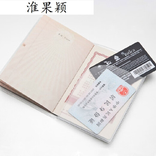 Huaiguoying mattierte Reisepass-Schutzhülle, wasserdichte Reisepasstasche, transparente Reisepasshülle, Reisepasshülle, Dokumentenhülle, Reisezubehör, mattiert, 18,5 x 13,5 cm