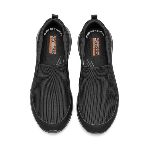 Skechers Herrenschuhe für Sommer atmungsaktive Ein-Fuß-Pedaling-Schuhe weicher Sohle Leichtes Casual Sneakers 216010