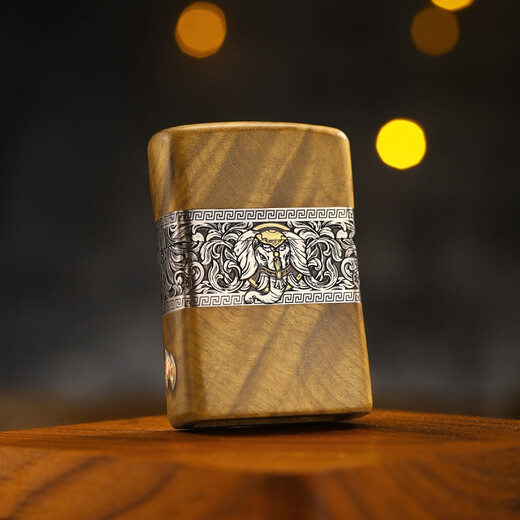 Zippo [Ruyi Jixiang/Longseng Sihai] Leichtere windprofessionelle Kerosin -Holz -Geschenkbox -Sammlung Longseng Sihai (DY9902TM) All Code
