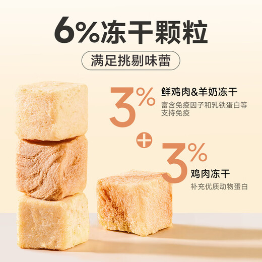 MYFOODIE Dog Food Beef and Goat Milk Full Price Freeze-Dried Food Teddy Golden Retriever Small Dog General Puppy Food 2kg 2kg Beef and Goat Milk Full Price Freeze-Dried Puppy Food 0lb (Subject to actual Specifications)