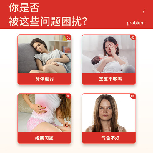 内廷上用【32袋】北京同仁堂五红汤红枣枸杞红皮月子餐哺乳期五红粉160g