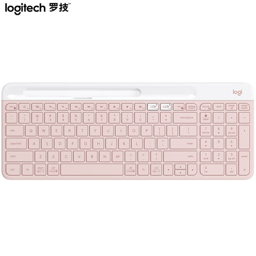 Logitech Fashion Series K580 Keyboard Bluetooth Keyboard Office Keyboard Wireless Keyboard Portable Ultra-Thin Keyboard Laptop Keyboard Tablet Keyboard Cornus Powder