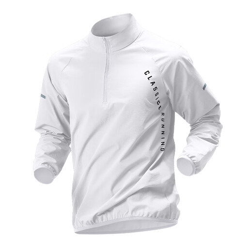 Allen Burton Cycling Suit Men's Windproof Cycling Road Mountain Motorcycle Suit Top Jacket Men's Quick-Drying Sports Long-Sleeved Commuting White Windproof Quick-drying Loose M 100-120Jin Jin is equal to 0.5 kg