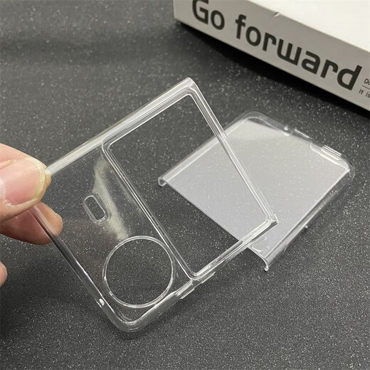 适用vivxflip手机壳新款折叠屏翻盖vivoXFlip手机套透明硬壳超薄 透明 vivoxflip