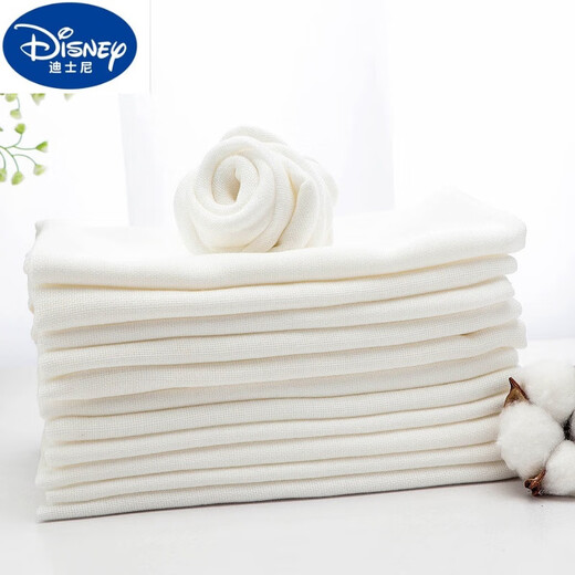 DISNEY Disney pure cotton diaper newborn baby washable cotton newborn baby meson cloth diaper ring diapers spring autumn and winter 5 packs 40*80cm single layer degreased gauze diapers