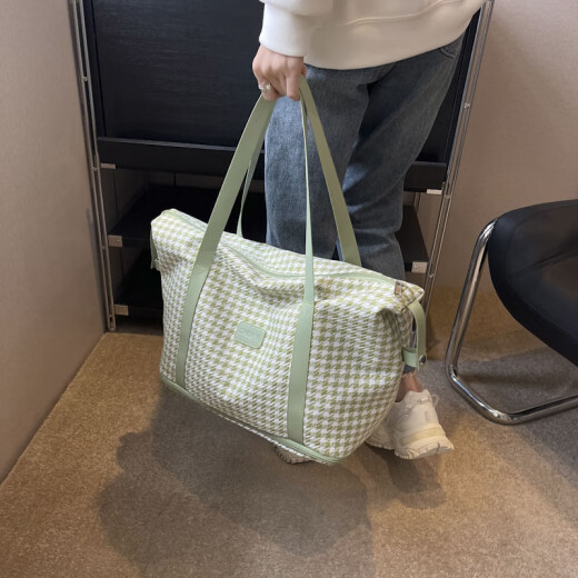 Shengteng short-distance travel bag women's lightweight foldable travel luggage bag large capacity maternity bag storage bag handbag green