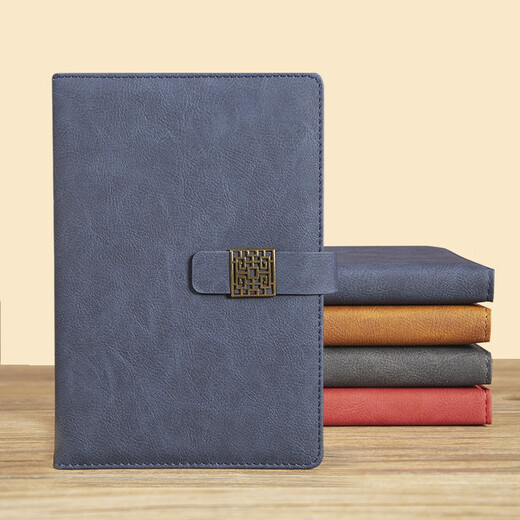Lichao laptop custom printable logo business gift customization sends customers to employees team building anniversary practical souvenirs high-end gift set party member activity souvenirs blue-notebook + signature pen + U disk
