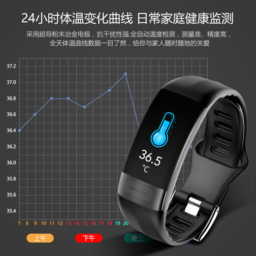 
NIPTW Huawei machine Hongmeng system Apple machine iOS suitable for high-precision health smart blood pressure bracelet heart rate alarm blood oxygen detector electrocardiogram male and female adult sports watch upgraded version dark blue