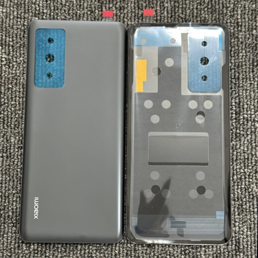 Yingtang is suitable for Xiaomi Mi 12 original glass back cover, Mi 12X original back shell, mobile phone battery cover, Mi 12S shell, Mi 12/X/S back cover purple + without frame