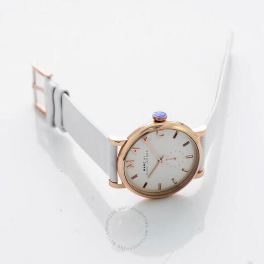 MarcJacobs女士石英手表腕表表盘36mm防水50m设计时尚简约白色MBM1283 white os