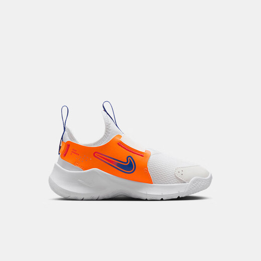 NIKE 耐克男女童易穿脱运动鞋FLEX RUNNER 4儿童一脚蹬休闲公路跑鞋 FN1449-101 25 【建议脚长14cm】