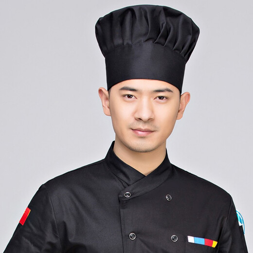 Lucy Randy Chef Hat Catering Hotel Back Chef Hat Unisex Food Factory Polyester Cotton Hygienic Hat (White) Cloth Hat Adjustable