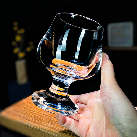 Donghai raw ore high-quality raw ore crystal cup goblet wineware beer glass whiskey red wine glass foreign wine glass 200ml red wine glass default 1