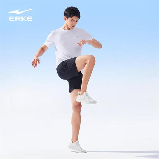 Hongxing Erke Camiseta de manga corta de secado rápido para hombre, camiseta deportiva de primavera y verano para hombre, top absorbente de humedad para correr 51223202117