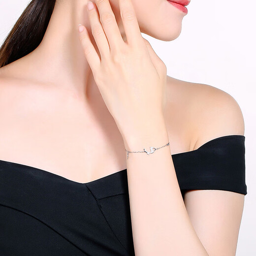 Saturday Fortune (ZLF) PT950 Platinum Bracelet Women's Yulu You You Bracelet Platinum Bracelet T Sold Out 16+2cm-2.95g PT950