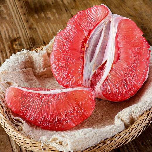 Jingxiansheng Fujian Red Heart Pomelo 2 pieces, single fruit 1.5-2.5Jin Jin is equal to 0.5kg, small fruit, fresh fruit