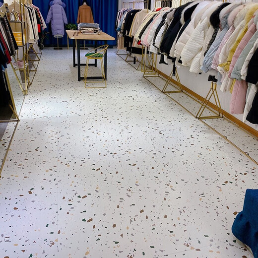 
Yichen custom pvc plastic floor stickers self-adhesive wear-resistant imitation marble terrazzo floor leather commercial floor glue mat floor y6169 model 60cmx60cm recommended