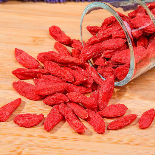 Beijing Tongrentang authentic Ningxia wolfberry Chinese medicinal materials wolfberry selection sulfur-free and free-washed large pellet wolfberry [2 cans][big fruit] 500g of special large pellets