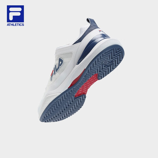 FILA Huang Jingyu's same style SPEED SERVE men's performance tennis shoes comprehensive training shoes white/jewelry blue-WB 42.5