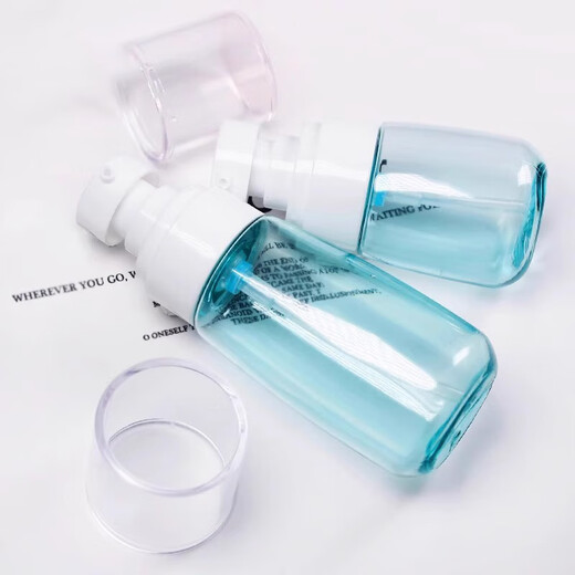 分装瓶乳液瓶按压瓶旅行小样化妆品洗手液透明护肤瓶易 100ML 2件